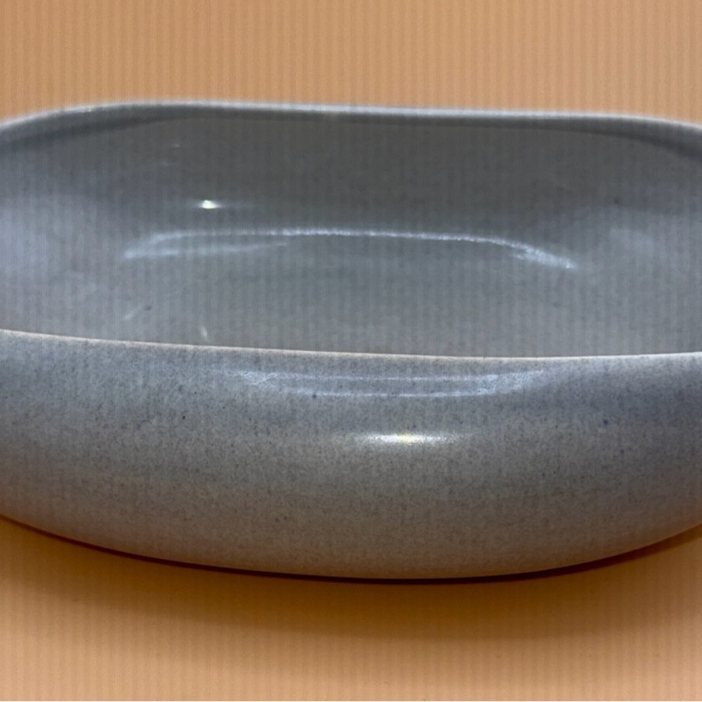 Russell Wright American modern Gray Ceramic vegetable bowl by Steubenville NICE - Picture 3 of 9
